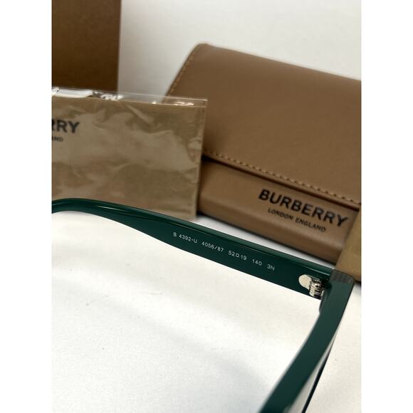 NEW Burberry BE4392U Briar Green Check Unisex Sunglasses - Picture 6 of 6